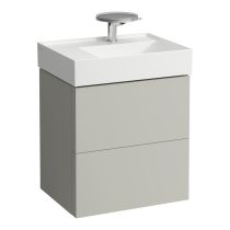LAUFEN Kartell LAUFEN Skrinka pod umývadlo, s 2 zásuvkami, vrátane zásuvkového organizéra, pre umývadlo H810335, 580x450x600 mm, Kamienky šedé 641, H4075680336411