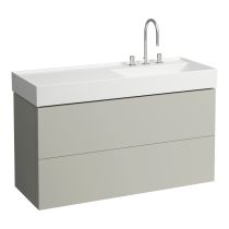 LAUFEN Kartell LAUFEN Skrinka pod umývadlo, s 2 zásuvkami, pre umývadlo 813333, 1180x450x600 mm, Kamienky šedé 641, H4076490336411