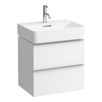 LAUFEN SPACE Skrinka pod umývadlo, s 2 zásuvkami, pre umývadlo 810282, 535x410x520 mm, Bledý orech, hliníková rúčka 101, H4101221601011