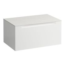 LAUFEN ARUN Zásuvkový element 800, s 1 zásuvkou, bez výrezu, s vrchnou doskou Ardesia Bianca, 805x505x390 mm, Multicolour farby 999, H4141001519991