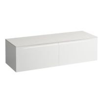 LAUFEN ARUN Zásuvkový element 1400, s 2 zásuvkami, bez výrezu, s vrchnou doskou Ardesia Bianca, 1405x505x390 mm, Multicolour farby 999, H4141301519991