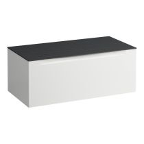 LAUFEN ARUN Zásuvkový element 1000, s 1 zásuvkou, bez výrezu, s vrchnou doskou Ardesia Nera, 1005x505x390 mm, Multicolour farby 999, H4151101519991