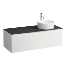 LAUFEN ARUN Zásuvkový element 1200, s 1 zásuvkou, s výrezom vpravo, s vrchnou doskou Ardesia Nera vr. otvoru pre batériu, 1205x505x390 mm, Multicolour farby 999, H4151271519991