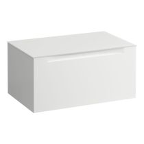 LAUFEN ARUN Zásuvkový element 800, s 1 zásuvkou, bez výrezu, so sklenenou vrchnou doskou, 805x505x390 mm, Multicolour farby 999, H4181001519991