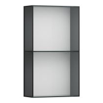 LAUFEN ARUN Stredná skrinka, otvorená predná časť, dymové sklo 8 mm, 400x170x700 mm, Multicolour farby 999, H4195101519991