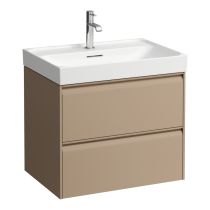LAUFEN MEDA Skrinka pod umývadlo, s 2 zásuvkami, pre umývadlo H810114, 635x450x515 mm, Cappuccino 465, H4215820114651