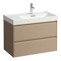 LAUFEN MEDA Skrinka pod umývadlo, s 2 zásuvkami, pre umývadlo H817115, 785x450x515 mm, Cappuccino 465, H4215920114651