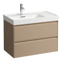LAUFEN MEDA Skrinka pod umývadlo, s 2 zásuvkami, pre umývadlo H817116, 785x450x515 mm, Cappuccino 465, H4216020114651