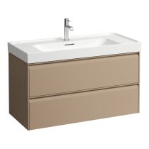 LAUFEN MEDA Skrinka pod umývadlo, s 2 zásuvkami, pre umývadlo H810119, 985x450x515 mm, Cappuccino 465, H4216220114651