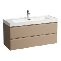LAUFEN MEDA Skrinka pod umývadlo, s 2 zásuvkami, pre umývadlo H814111, 1180x450x515 mm, Cappuccino 465, H4216320114651