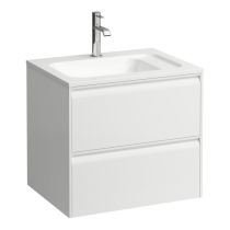 LAUFEN MEDA Skrinka pod umývadlo, 2 zásuvky, pre umývadlo H814113 z materiálu Marbond, 570x440x505 mm, Multicolour farby 999, H4216720119991