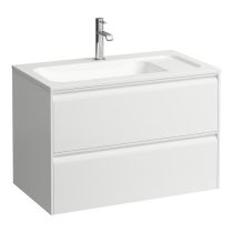 LAUFEN MEDA Skrinka pod umývadlo, 2 zásuvky, pre umývadlo H814117 z materiálu Marbond, 770x440x505 mm, Špeciálne farby 990, H4216820119901