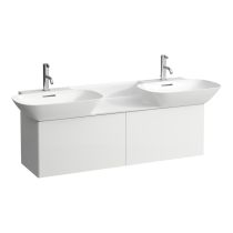 LAUFEN INO Skrinka pod umývadlo, s 2 zásuvkami, pre umývadlo H814304, 1170x350x355 mm, Biela matná 170, H4254110301701