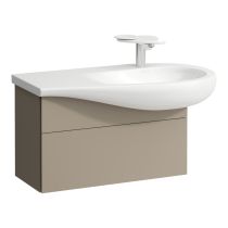LAUFEN ILBAGNOALESSI Skrinka pod umývadlo 900, s 1 zásuvkou, s výrezom pre sifón vpravo, pre umývadlo H814976, 730x320x355 mm, Béžová perleť 270, H4304110972701