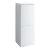 LAUFEN LAUFEN PRO S Polovysoká skrinka s 2 sklenenými poličkami, závesy dverí vľavo, 350x335x1000 mm, Biela 475, H4831110954751