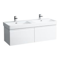 LAUFEN LAUFEN PRO S Skrinka pod umývadlo 813968 so zásuvkou a vnútornou zásuvkou, 1260x450x390 mm, Biela lesklá 479, H4835720964791