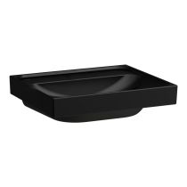 LAUFEN MEDA Umývadlo bez otvoru pre batériu, bez prepadu, 550x460 mm, farba Čierna matná, H8101127161121