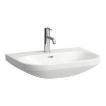 LAUFEN LUA Umývadlo s jedným otvorom pre batériu uprostred s prepadom, 650x460 mm, farba Biela LCC, H8110864001041