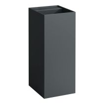 LAUFEN Kartell LAUFEN Voľne stojace umývadlo so skrytým odpadom bez otvoru pre batériu, bez prepadu, 375x435 mm, farba Grafit mat, H8113317581121