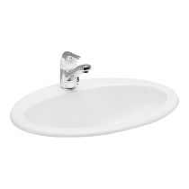 LAUFEN INDOVA Zápustné umývadlo, montážne príslušenstvo 8.9906.0 objednať zvlášť 610x480 mm, farba Biela, H8113920000001