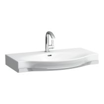 LAUFEN PALACE Umývadlo s držiakom na uterák s jedným otvorom pre batériu uprostred s prepadom, 900x510 mm, farba Biela, H8127020001041