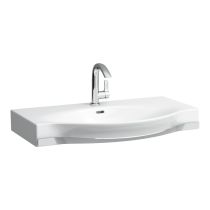 LAUFEN PALACE Umývadlo s držiakom na uterák s tromi otvormi pre batériu s prepadom, 900x510 mm, farba Biela, H8127020001081