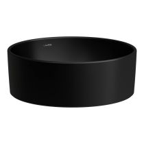LAUFEN SAVOY Umývadlová misa bez otvoru pre batériu, bez prepadu, 380x380 mm, farba Čierna matná, H8129417161121