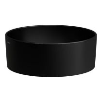 LAUFEN SAVOY Umývadlová misa bez otvoru pre batériu, bez prepadu, 420x420 mm, farba Čierna matná, H8129427161121