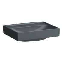 LAUFEN MEDA Umývadielko bez otvrou pre batériu s prepadom, 450x350 mm, farba Grafit mat, H8151117581091