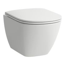 LAUFEN LUA, Závesné WC Advanced 'compact', Rimless, hlboké splachovanie, Biela LCC 400, 490x360 mm, H8200834000001