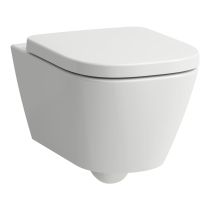 LAUFEN MEDA, Závesné WC 'Silent flush', Rimless, hlboké splachovanie, advanced, Biela LCC 400, 540x360 mm, H8201104000001