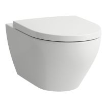 LAUFEN MODERNA S, Závesné WC DESIGN, Rimless, Silent flush, hlboké
splachovanie, Biela 000, 560x360 mm, H8215410000001