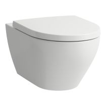 LAUFEN MODERNA S, Závesné WC DESIGN, Rimless, Silent flush, hlboké splachovanie, Biela LCC Active A00, 560x360 mm, H821541A000001