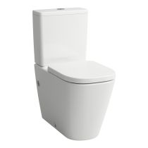 LAUFEN MEDA, WC kombi, 'Silent flush', Rimless, hlboké splachovanie, vodorovný/zvislý odpad Vario 70 - 305 mm, Biela 000, 680x360 mm, H8241110002311