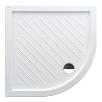 LAUFEN MERANO E Keramická sprchová vanička, štvrťkruhová, 900x900x55 mm, Biela / protišmyková 600, H8559526000001