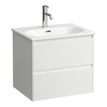 LAUFEN LUA Umývadlo slim so skrinkou 'Lani' 60 cm, s 2 zásuvkami, 600x455x525 mm, Multicolour farby 999, H8600839991041