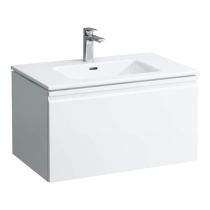 LAUFEN LAUFEN PRO S Umývadlo so skrinkou so zásuvkou, 800x500x460 mm, Biela lesklá 479, H8609634791041