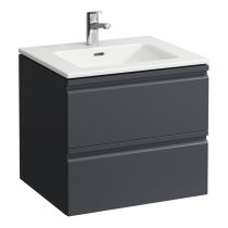 LAUFEN LAUFEN PRO S Umývadlo so skrinkou, 600x500x545 mm, Grafit matný 480, H8619614801041