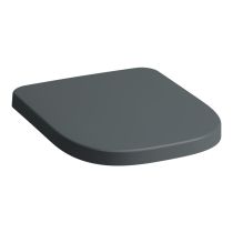 LAUFEN MEDA, WC sedadlo s poklopom, odnítateľné, spomaľovací sklápací systém, Grafit matná 758, 447x365 mm, H8911137580001
