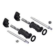 LAUFEN SANITARY ACCESSORIES PUB, Montážna sada Laufen EasyFit 2,0 pre závesné WC a bidety Lua, Kartell Laufen, Sonar, Palomba, Laufen Pro S (dĺžka tyčiek 205 mm, farba tyčiek biela), 330x205 mm, H8938270000001