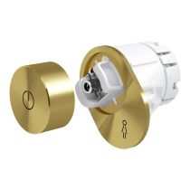 LAUFEN CLEANET RIVA Ovládač s otočným tlačidlom, Leštená zlatá 164, H8956981640001