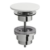 LAUFEN INO|SONAR Odpadový ventil s keramickou krytkou (neuzatvárateľný), 82x82 mm, farba Čierna lesklá, H8981880200001