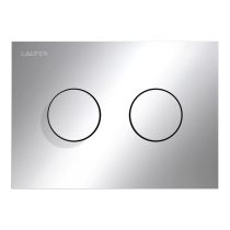 LAUFEN INEO WC tlačidlo INEO GROOVE, Dual Flush, Chróm 004, H9001170040001