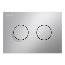 LAUFEN INEO WC tlačidlo INEO GROOVE, Dual Flush, Chróm matná 007, H9001170070001