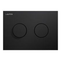 LAUFEN INEO WC tlačidlo INEO GROOVE, Dual Flush, Čierna matná 716, H9001177160001