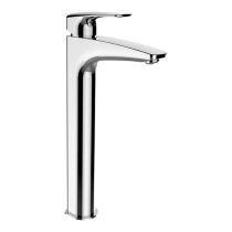 LAUFEN LAURIN Umývadlová stojančeková páková batéria pre umývadlové misy, s výtokom 130 mm, bez automatického výpustu, Chróm 100, HF500714100000