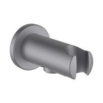 LAUFEN SHOWER PROGRAMME Pripojenie sprchovej hadice 1/2", s nástenným držiakom ručnej sprchy, PVD inox kartáčovaná oceľ 423, HF504778423000
