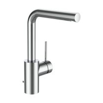 LAUFEN TWINPLUS SLIM Umývadlová stojančeková páková batéria, s otočným výtokom 160 mm, a automatickou výpusťou, Chróm 100, HF505407100000