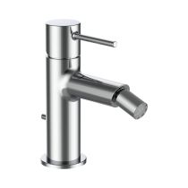 LAUFEN TWINPLUS SLIM Bidetová páková batéria, pevný výtok 112 mm, s automatickým výpustom, , Chróm 100, HF505410100000