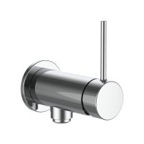 LAUFEN TWINPLUS Sprchová páková nástenná batéria pre podomietkové teleso Simibox 1-bodové, bez sprchového príslušenstva, Chróm 100, HF505455100040